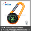 83005# professional outdoor carabiner plastic compass
